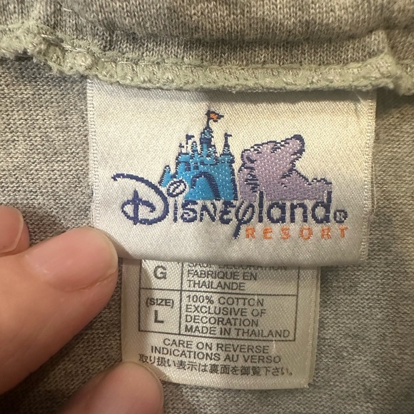 Disneyland Resort Donald Duck Button Down Jersey T-Shirt-Size Large - Picture 4 of 5